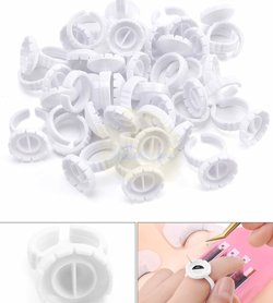 Disposable Eyelash Extension Glue Ring- 50pcs