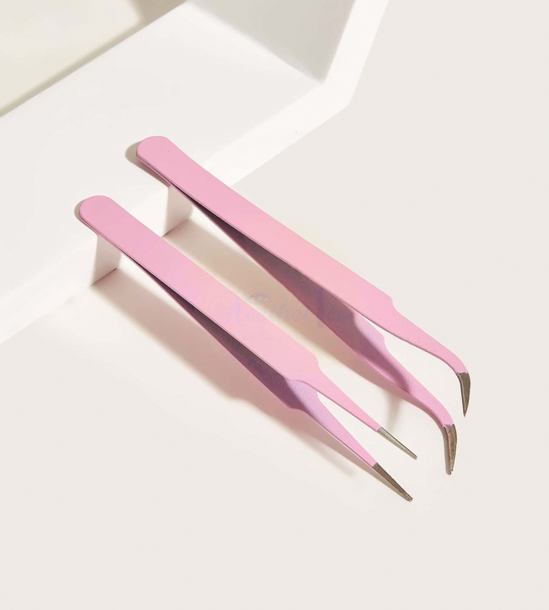 Eyelash Extension Tweezers- 2pcs