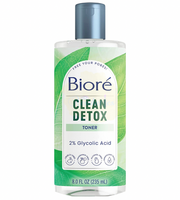 Bioré Clean Detox Toner with 2% Glycolic Acid