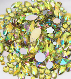 Rhinestones (Lime Green)