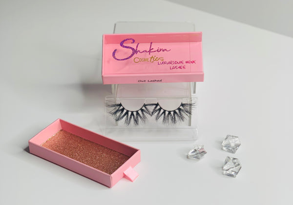 Shakina Cosmetics Luxurious Mink Lashes- Out Lashed