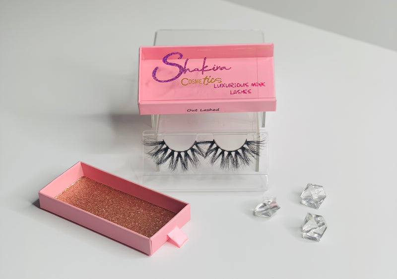 Shakina Cosmetics Luxurious Mink Lashes- Out Lashed