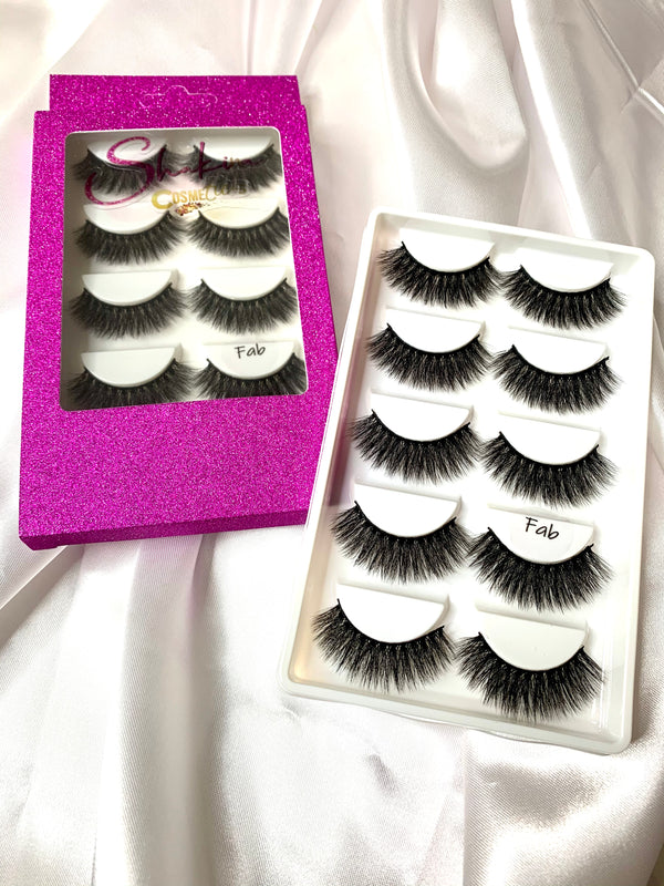 Shakina Cosmetics Faux Mink Lashes- Fab